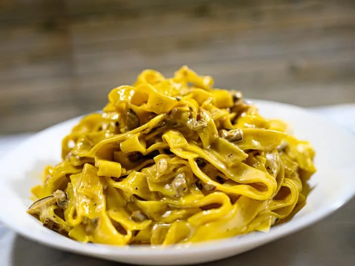 Pasta ai fungi e fungi